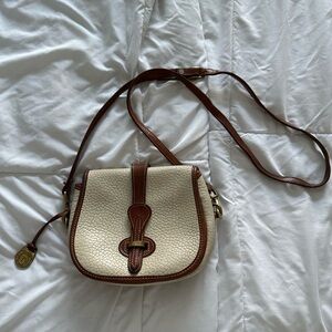 Vintage Dooney & Bourke cross body saddle bag